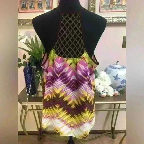 ANA A NEW APPROACH BEACH/CASUAL POOL COVER UP SHEER SUMMER TOP SZ XL - Picture 5 of 10